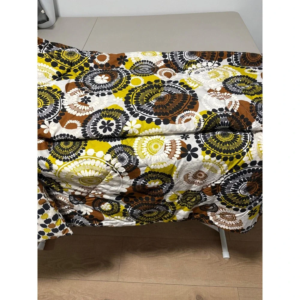 Vera Bradley Night Owl Reversible Comforter Medallion Floral Cotton Full Queen